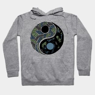 Mellow Cool Abstract Yin Yang Hoodie